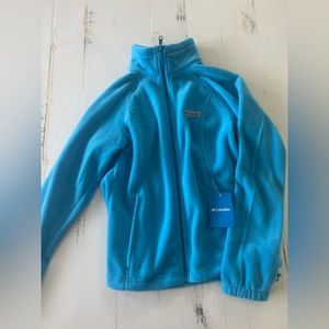 Women’s Turquoise Columbia zip up jacket